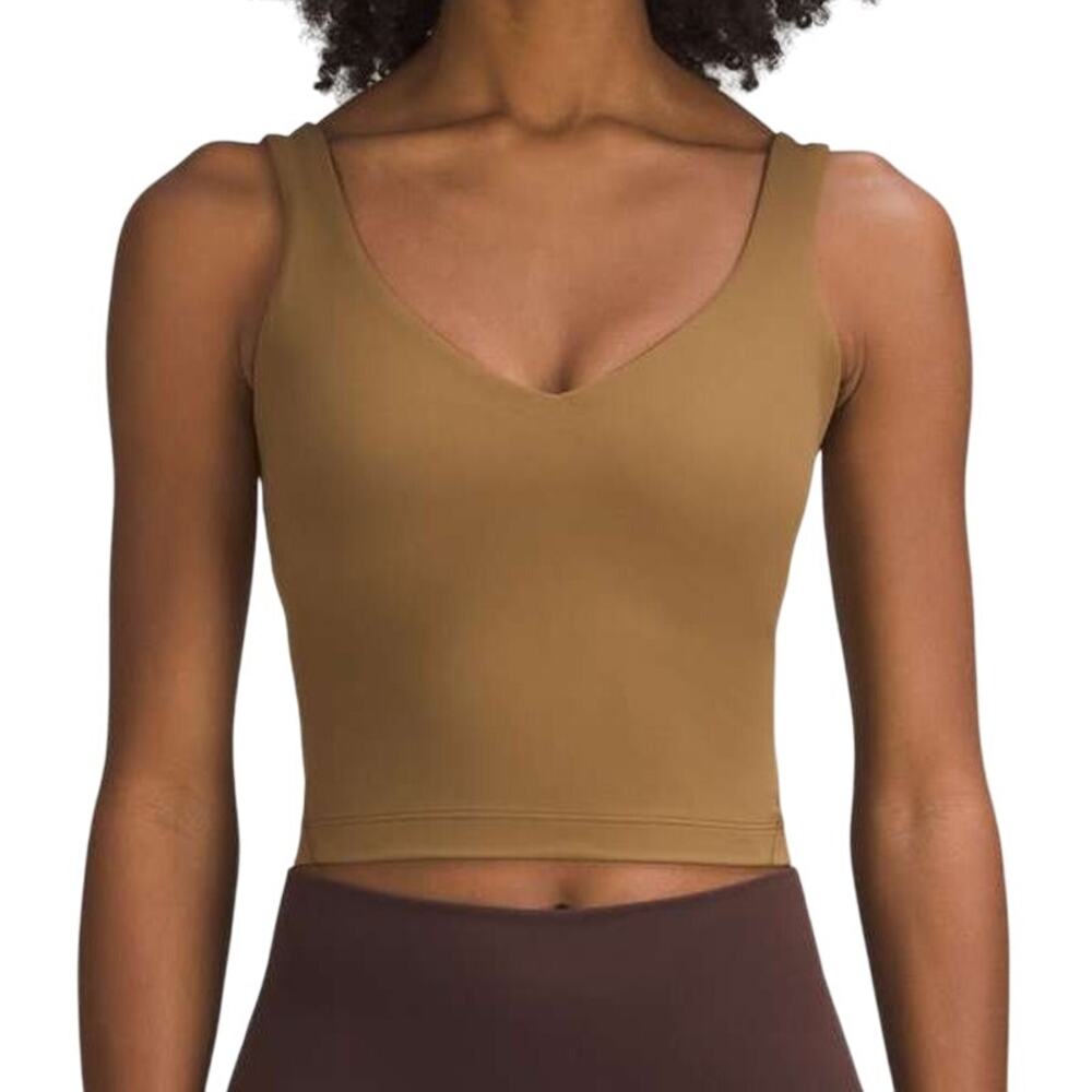 Lululemon NWT Align Tank Top Light Support A/B Cup Allspice Size 2 Nulu Fabric